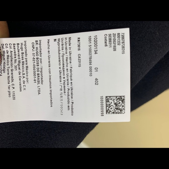 Hugo Boss Coxtan Virgin Wool Cashmere Coat Jacket - Picture 12 of 12